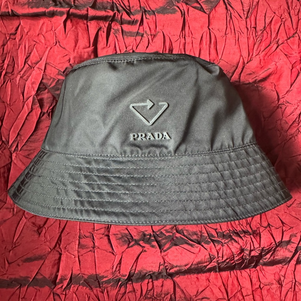 Prada Black Classic Re-nylon Bucket Hat